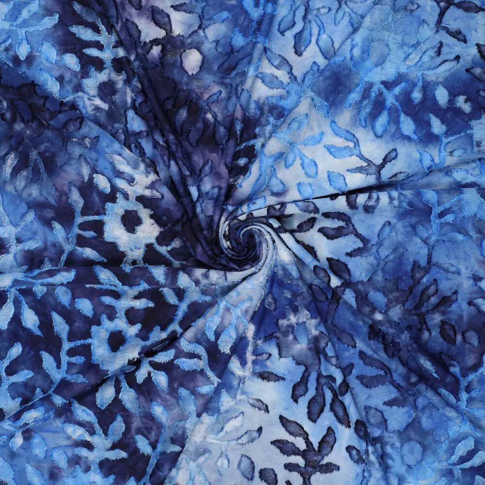 20606 Tie Dye Java Plant Knipidee.nl Double folded or Rolls Double